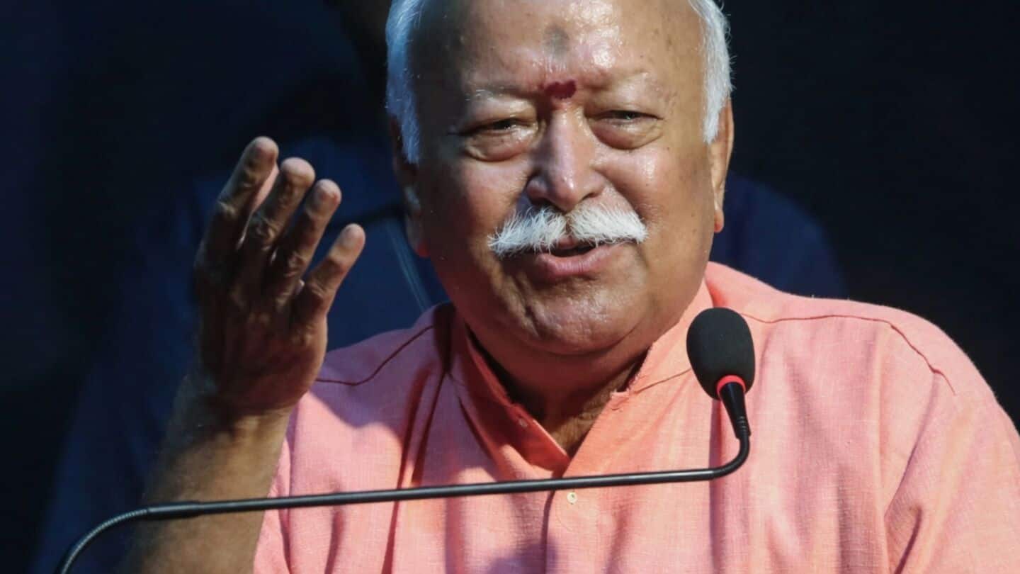 RSS chief Mohan Bhagwat calls live-in relationships 'degradation' in Hyderabad
