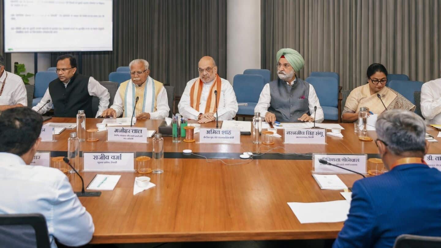 Amit Shah announces Delhi slum policy to benefit 4L families