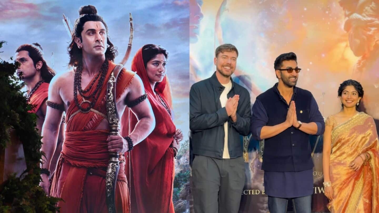 MrBeast joins 'Ramayana' party in Mumbai as Kapoor lifts bow