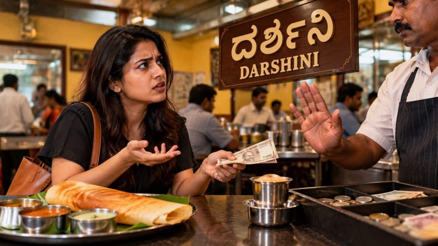 Bengaluru woman denied cash payment at darshini sparks online debate
