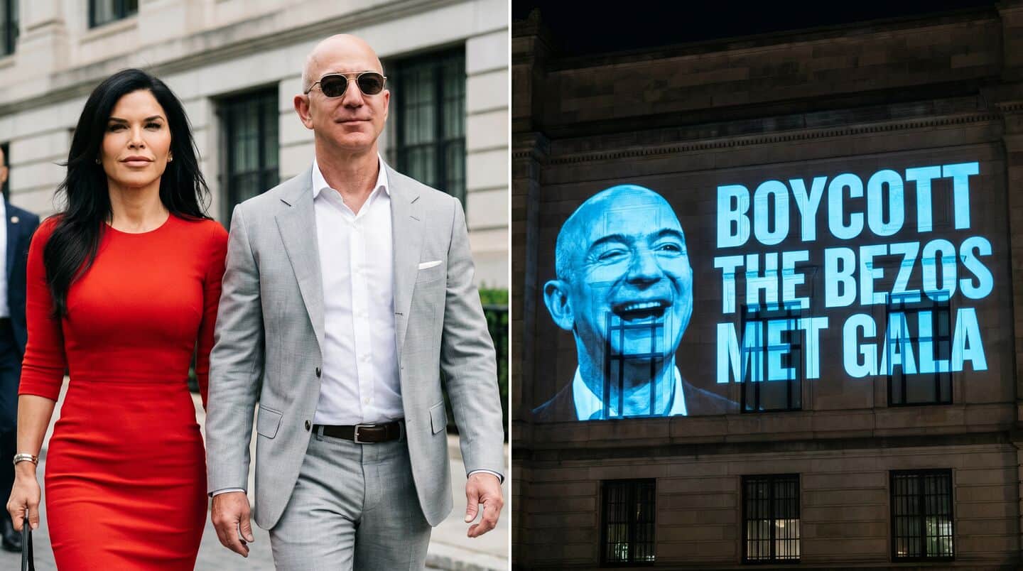 Sanchez and Bezos attend Wintour pre-Met Gala party amid criticism