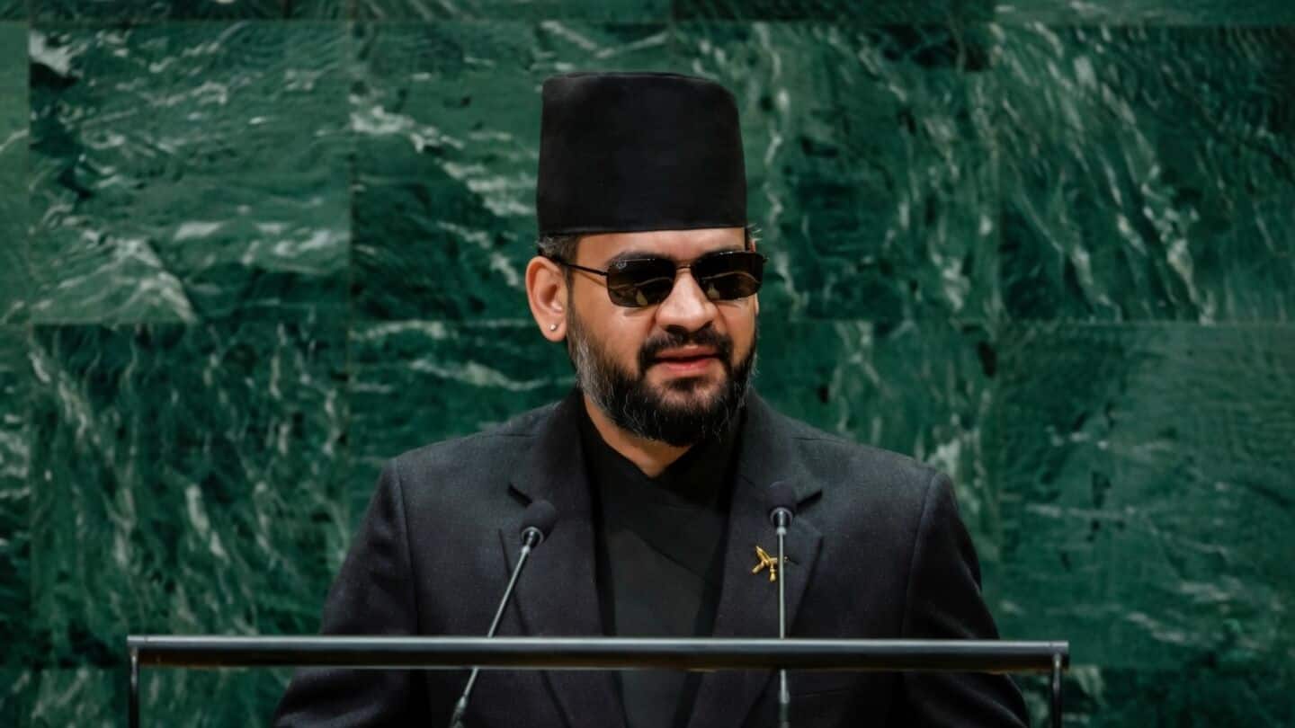 Nepal PM Balendra Shah urges climate cooperation after glacier collapse