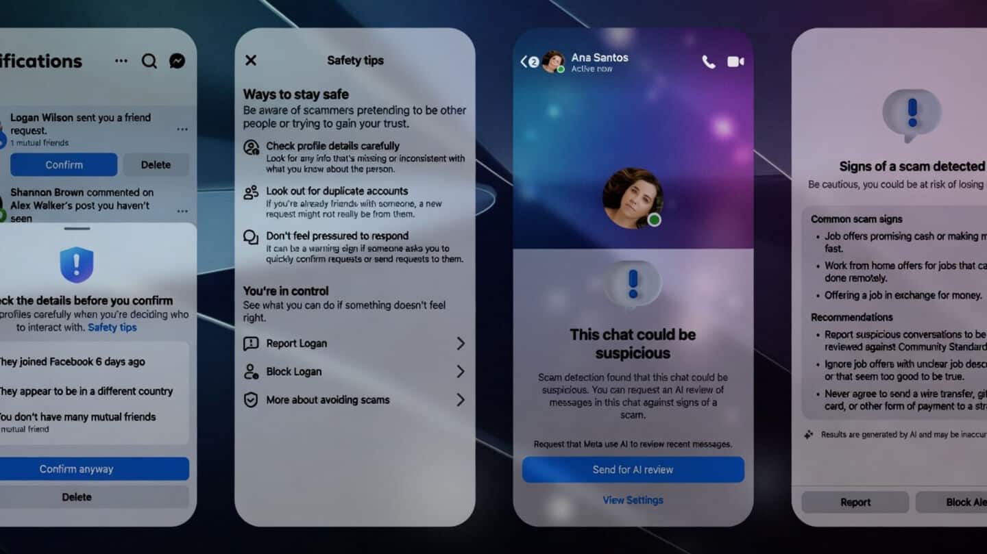 Meta launches AI tools across Facebook, Instagram to fight scams