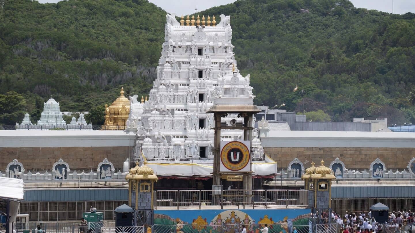 Tirumala Temple records 24.52L visitors in July, hundi collects ₹140.28cr