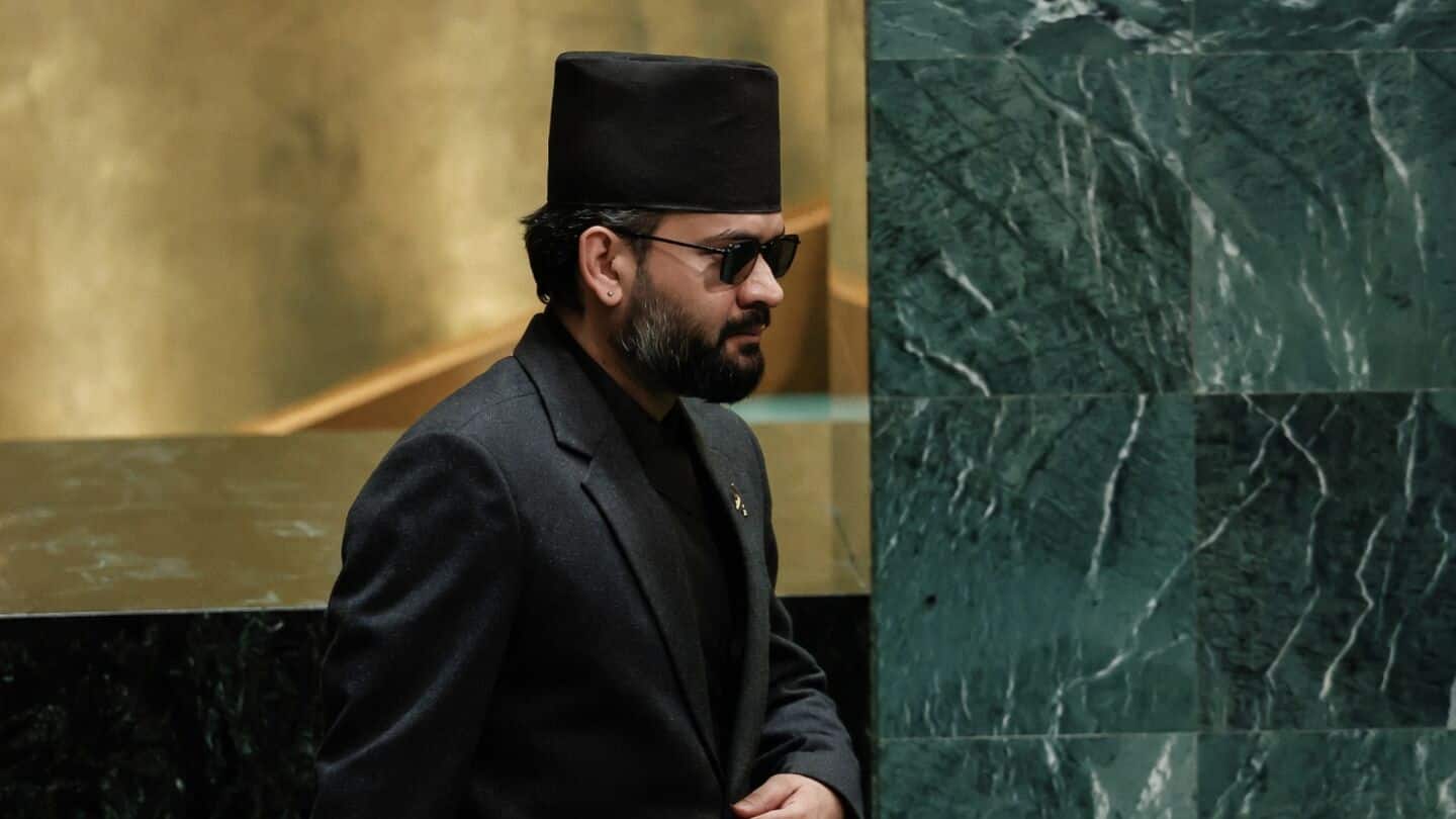 Nepal PM Balendra Shah urges grants not loans at U.N.