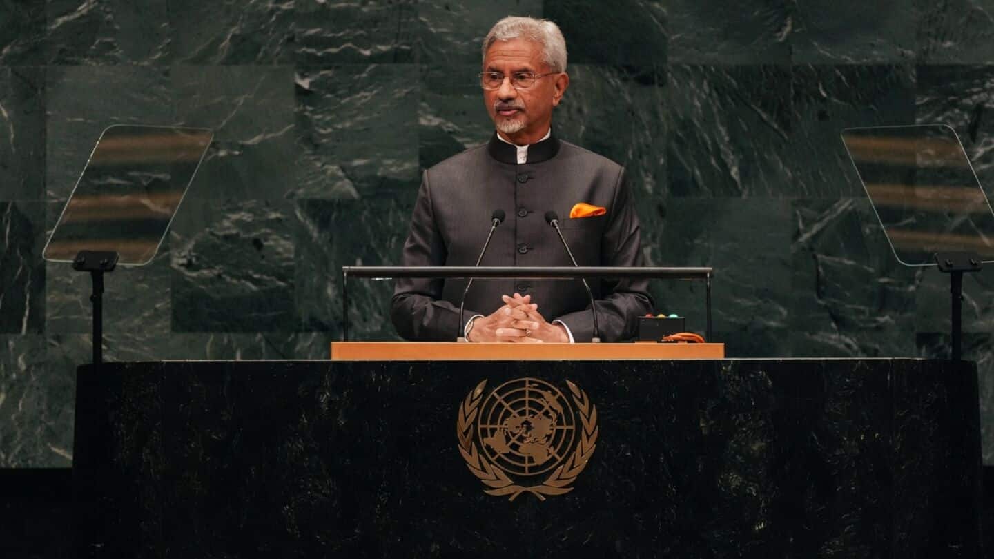 S. Jaishankar tells UNGA India will defend, warns Global South