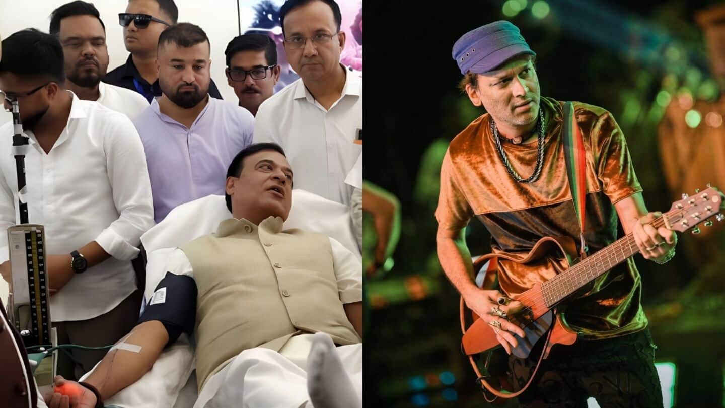 Sarma donates blood to honor Garg's 1st death anniversary