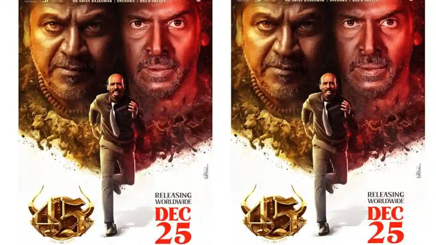Shivarajkumar, Upendra, Raj B Shetty's '45' gets new release date