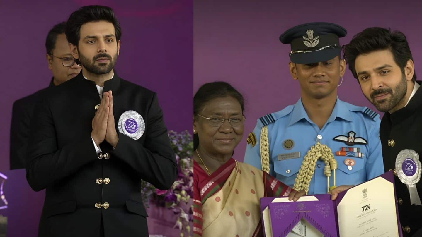 Aaryan wins Best Actor, 72nd National Film Awards 'Chandu Champion'