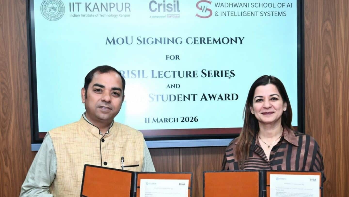 IIT Kanpur partners with CRISIL to boost AI research