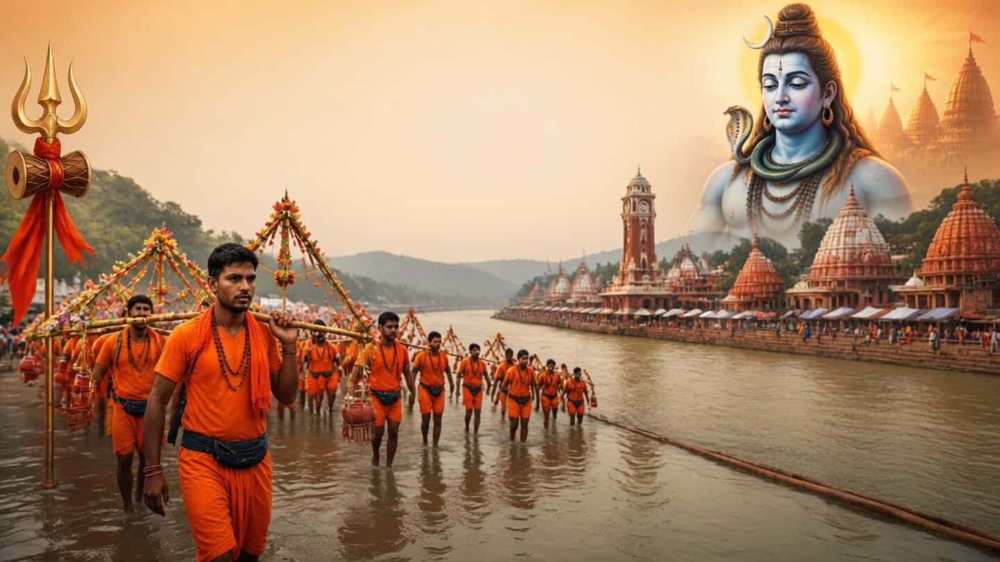 Kanwar Yatra begins July 30 as millions collect Ganga water