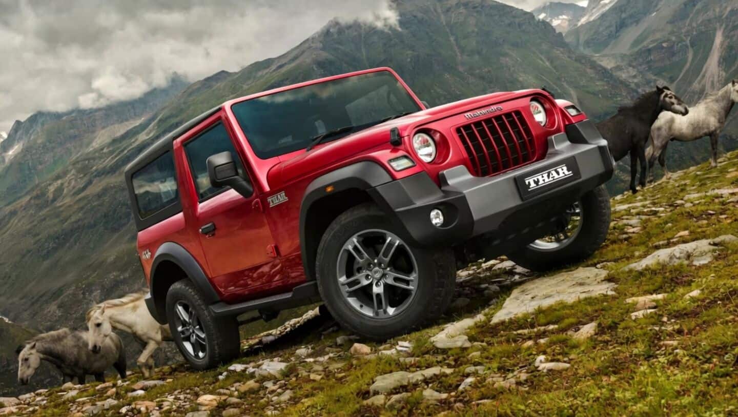 Mahindra raises prices on most Thar SUV variants today