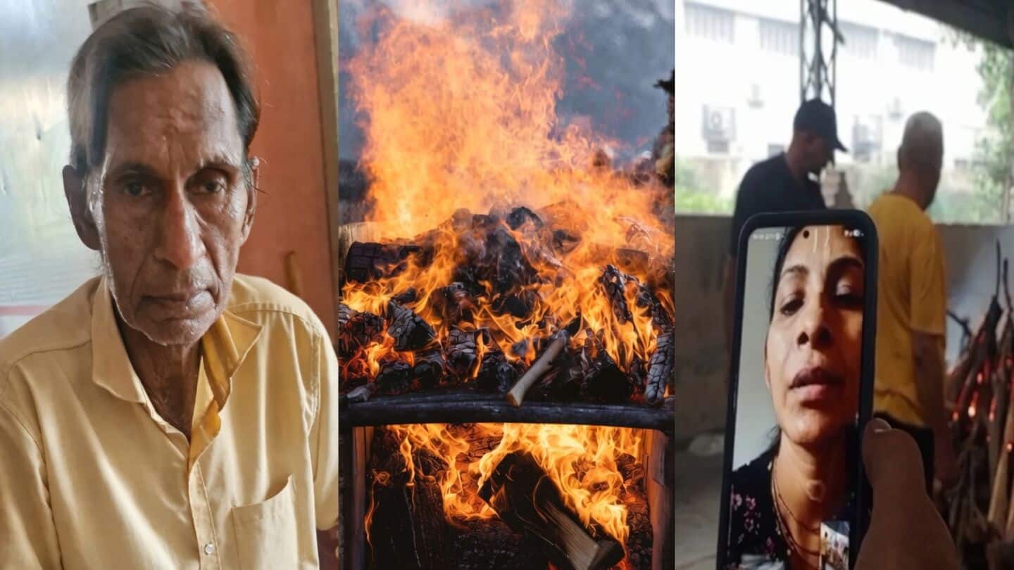 Daughters join Shivcharan Ratan Gupta's funeral by video call