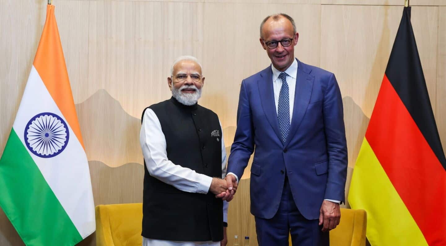 Narendra Modi meets Friedrich Merz at G7 summit in France
