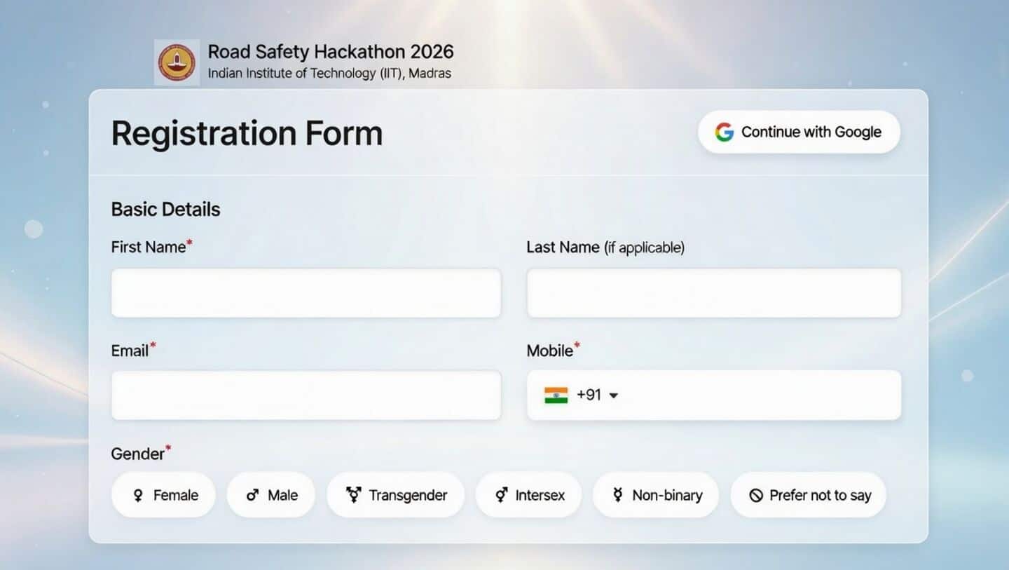 IIT Madras launches road safety hackathon 2026 inviting AI solutions