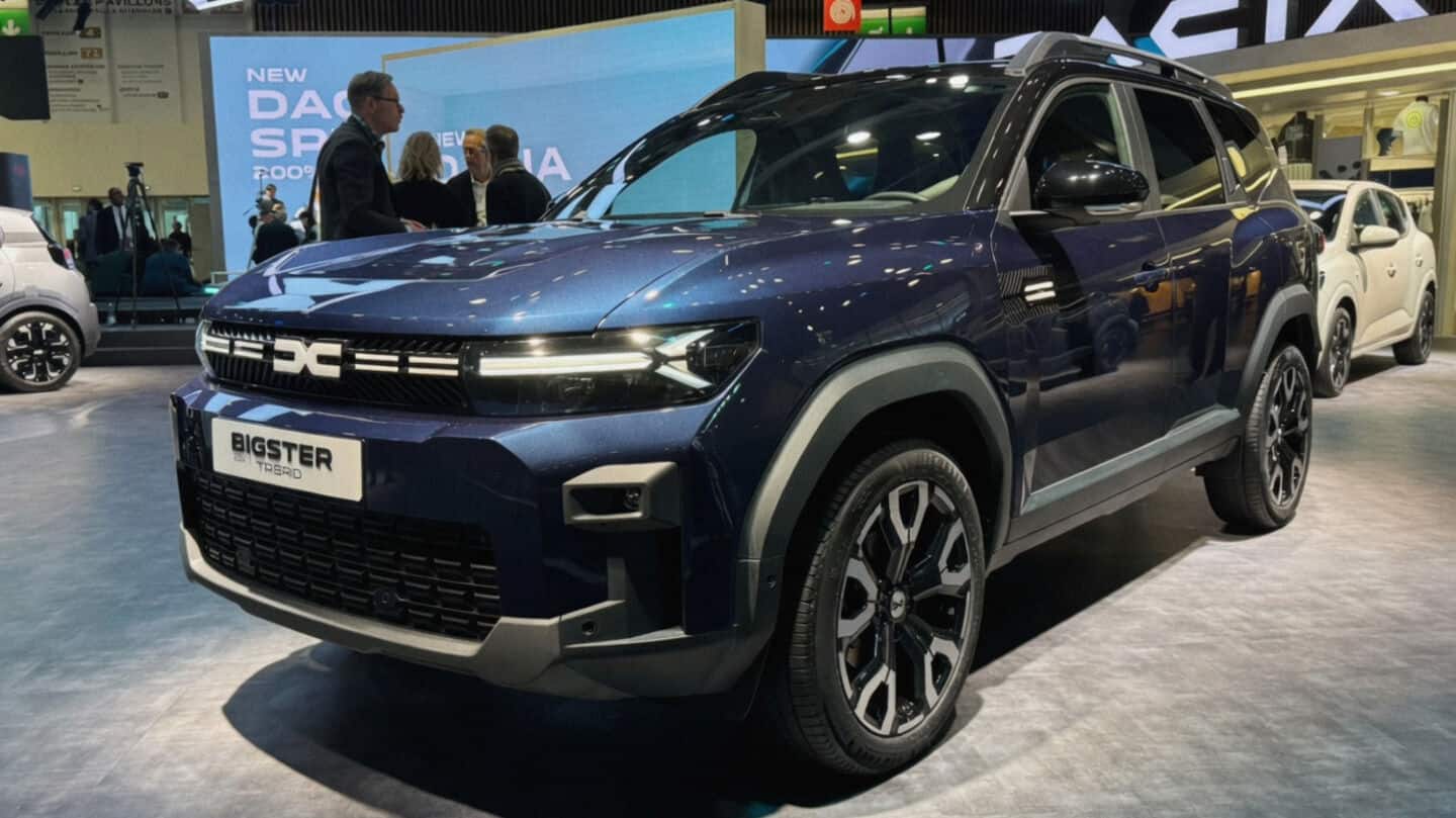 Dacia unveils Bigster at Paris show, India as Renault 2027