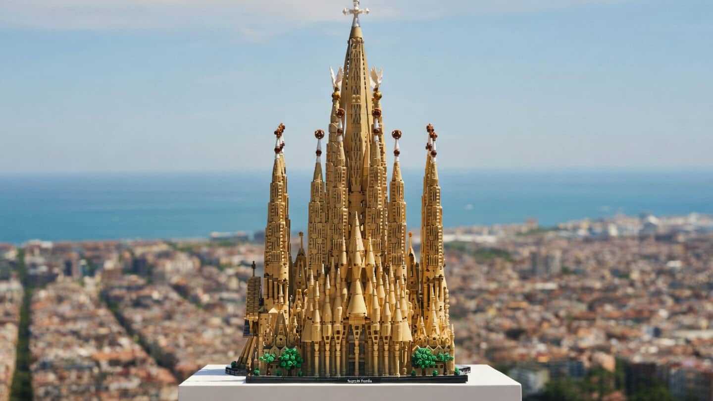 Lego unveils largest set yet Sagrada Familia model honoring Gaudi