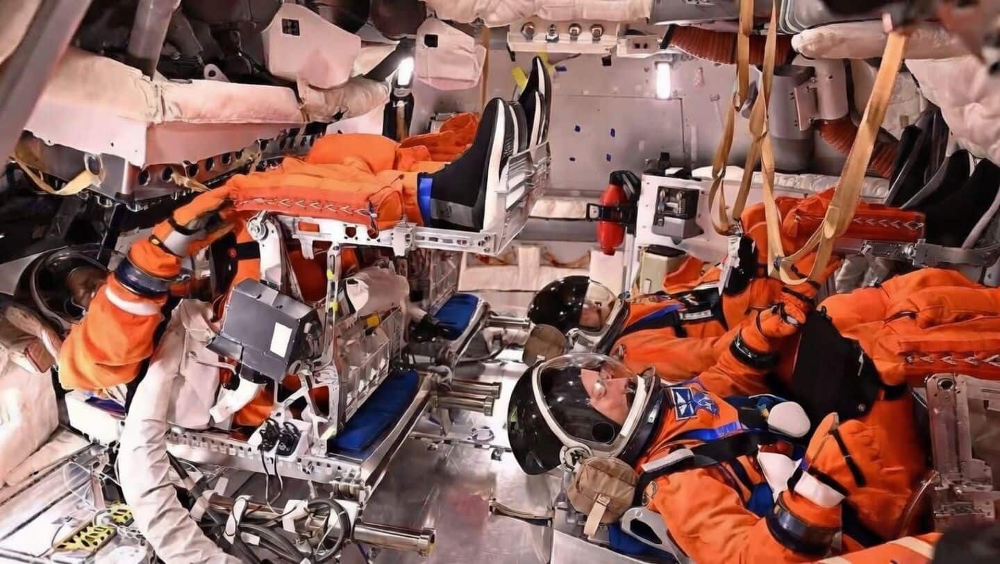 NASA's Orion carries 4 for Artemis but interior is cramped