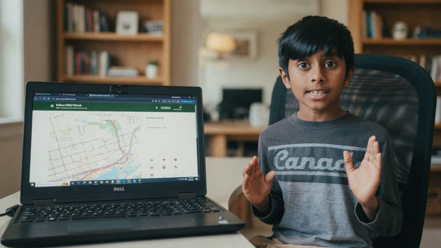 Eight year old Viyoohan Sayooran built app to report wildlife