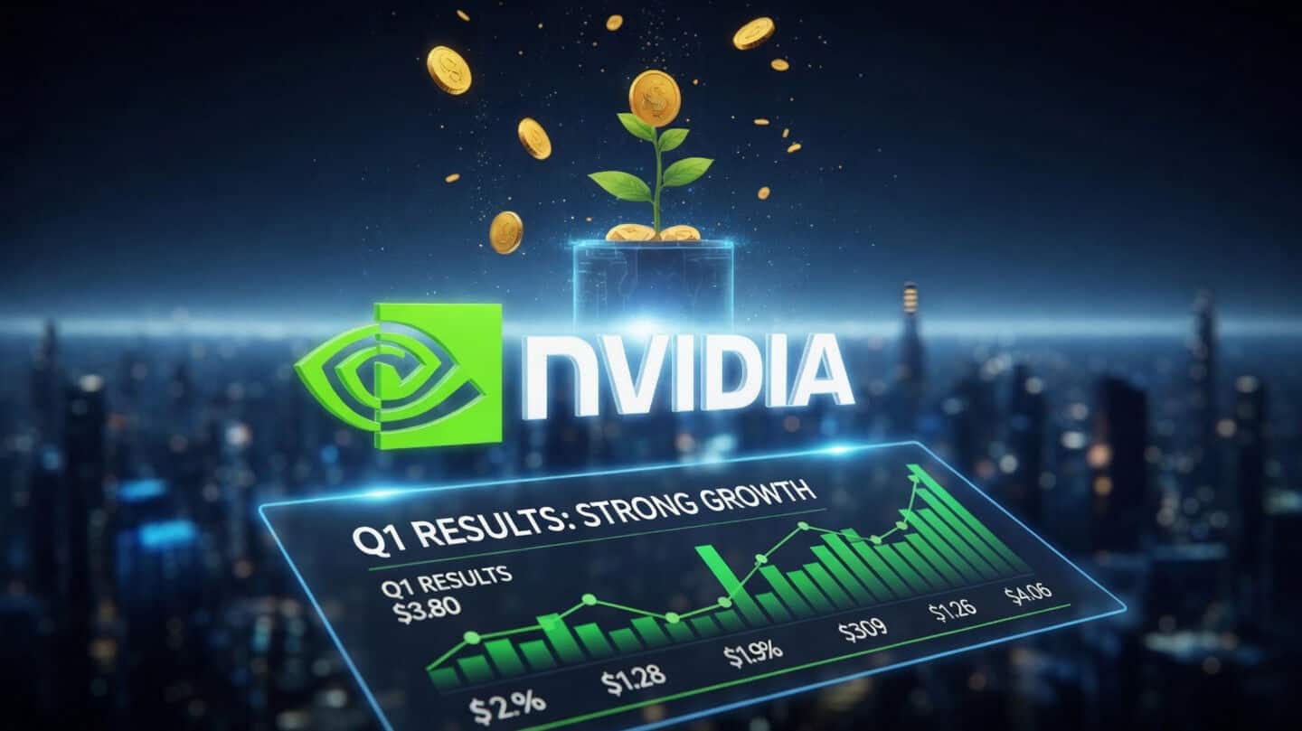 NVIDIA posts Q1 revenue $81.6B EPS $1.87 as shares slip