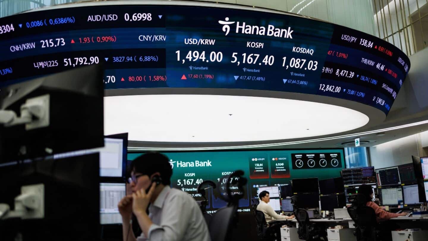 KOSPI plunges 8.2% as foreign investors pull out $1.7 billion