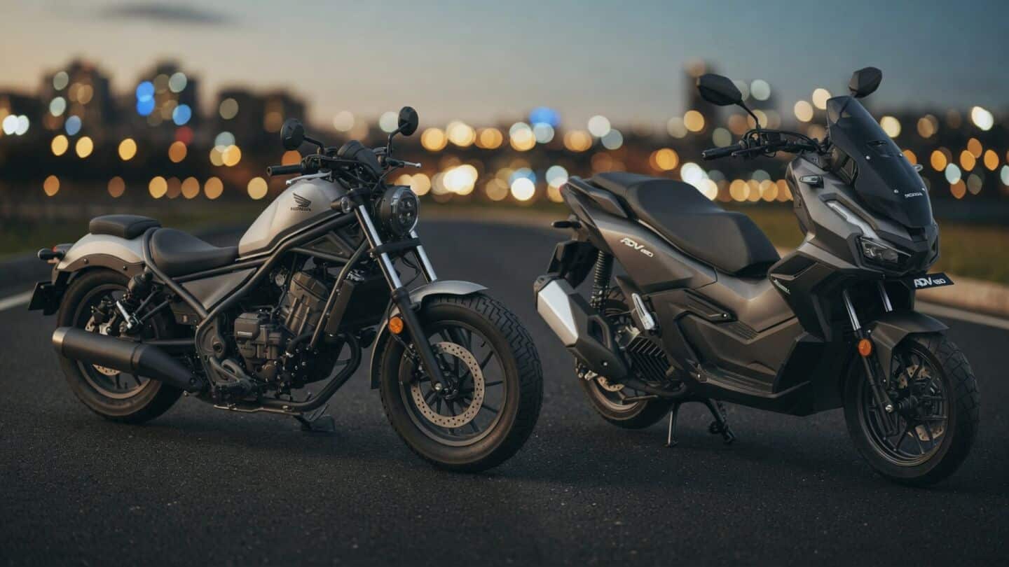 Honda launches ADV160 flex-fuel scooter and Rebel 300 in India