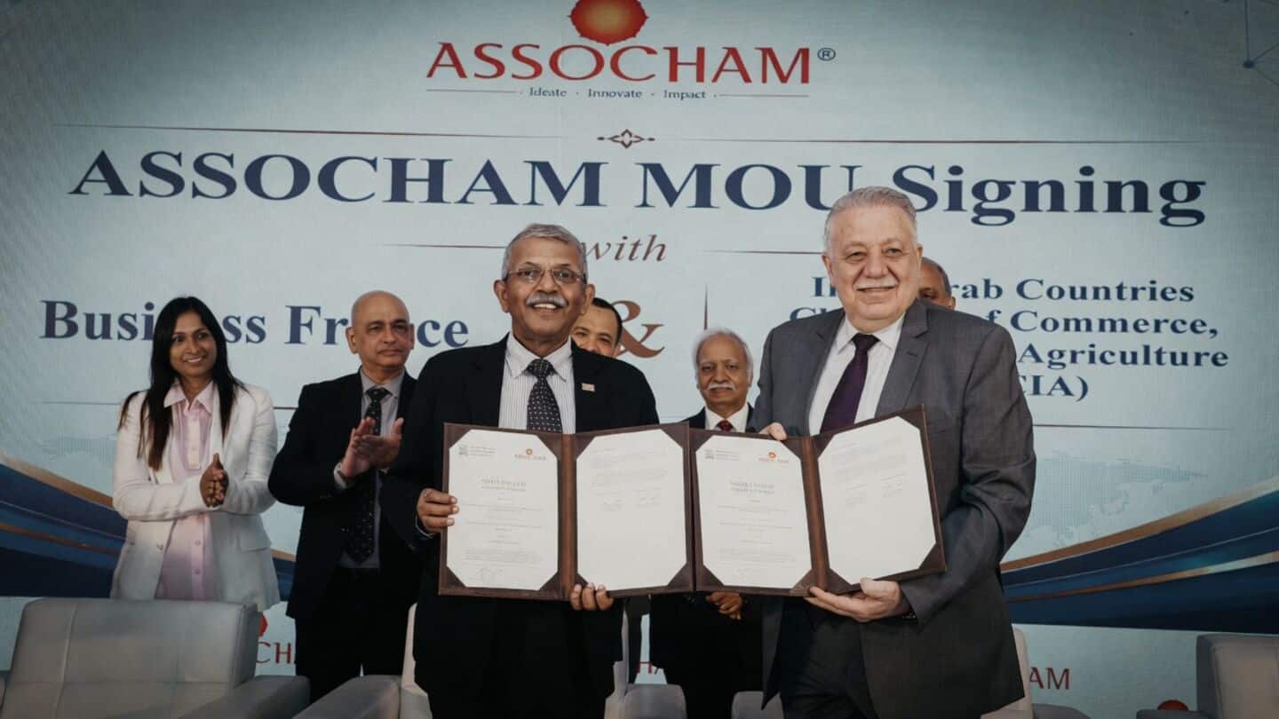 ASSOCHAM signs partnership with IACCIA to boost India Arab trade