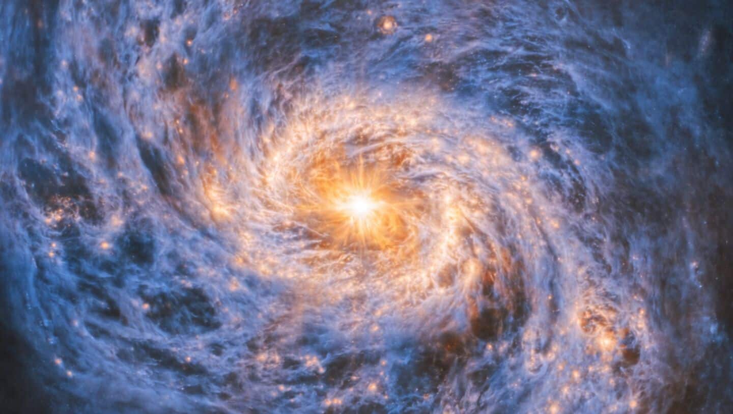 JWST reveals hidden central bar in Squid Galaxy NGC 1068