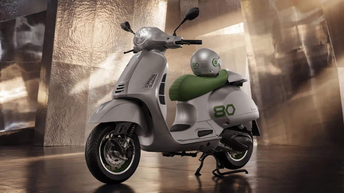 Vespa unveils most powerful Edizione Ottantesimo for 80th anniversary