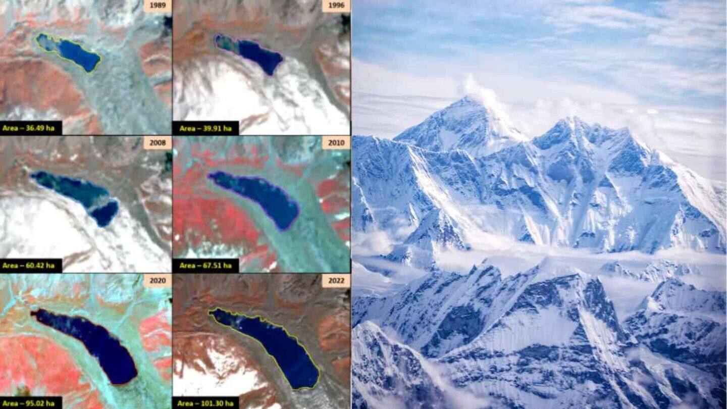 Glacial lakes in India expanding rapidly, increasing flood risks