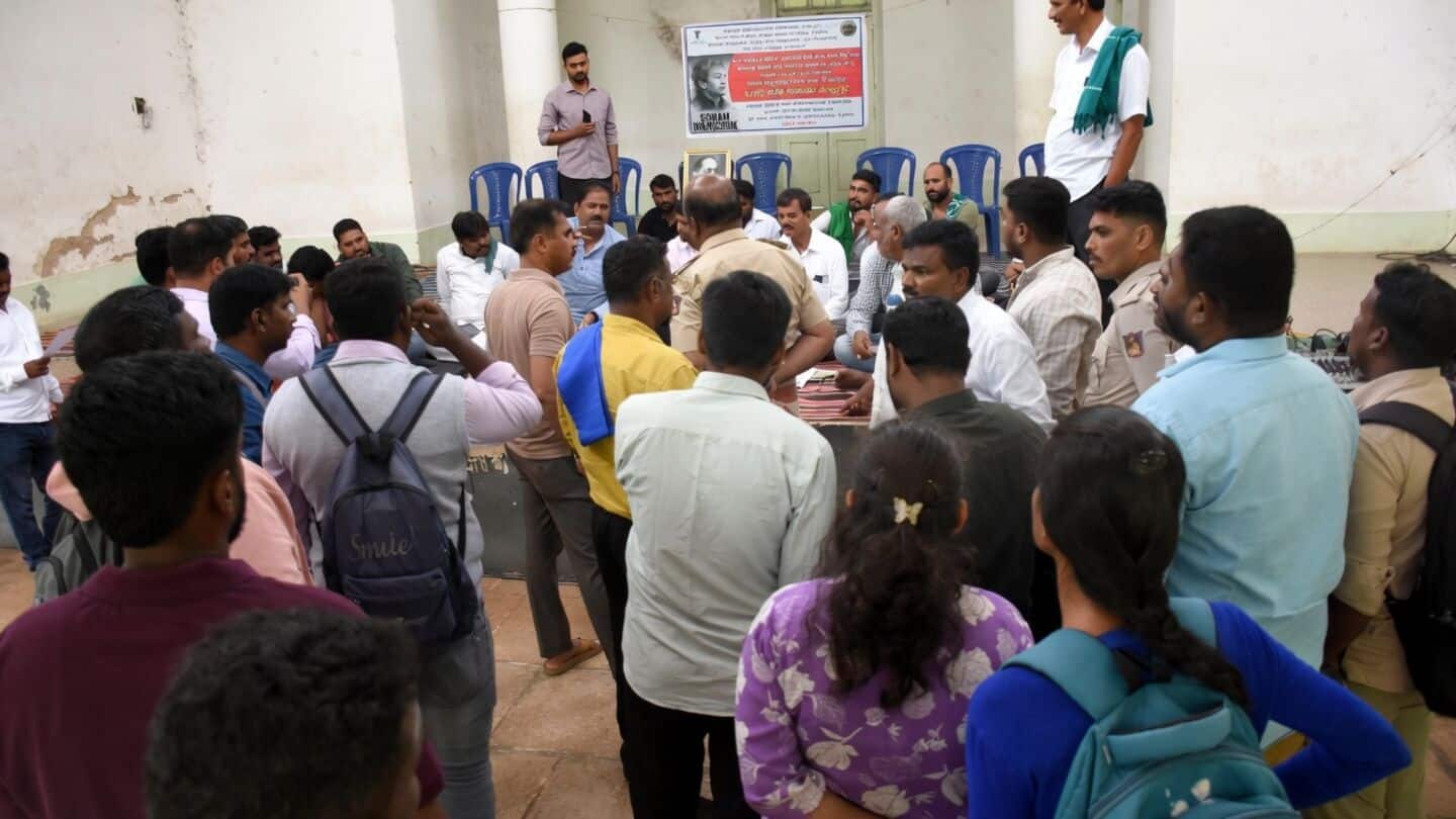 Mysuru hunger strike demands Dharmendra Pradhan resign and NTA abolished