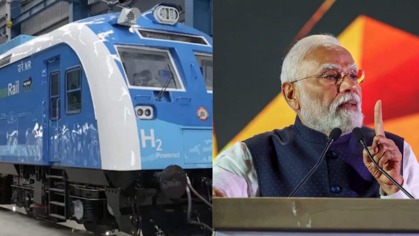 India launching 1st hydrogen-powered train, Prime Minister Narendra Modi announces