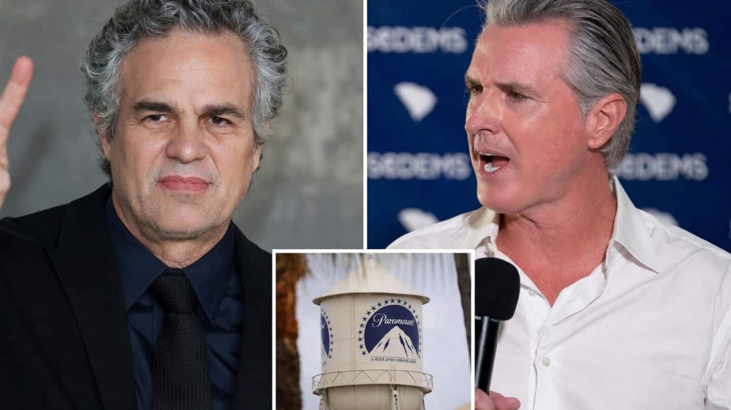 Ruffalo criticizes Newsom after settlement cleared Paramount Warner Bros merger