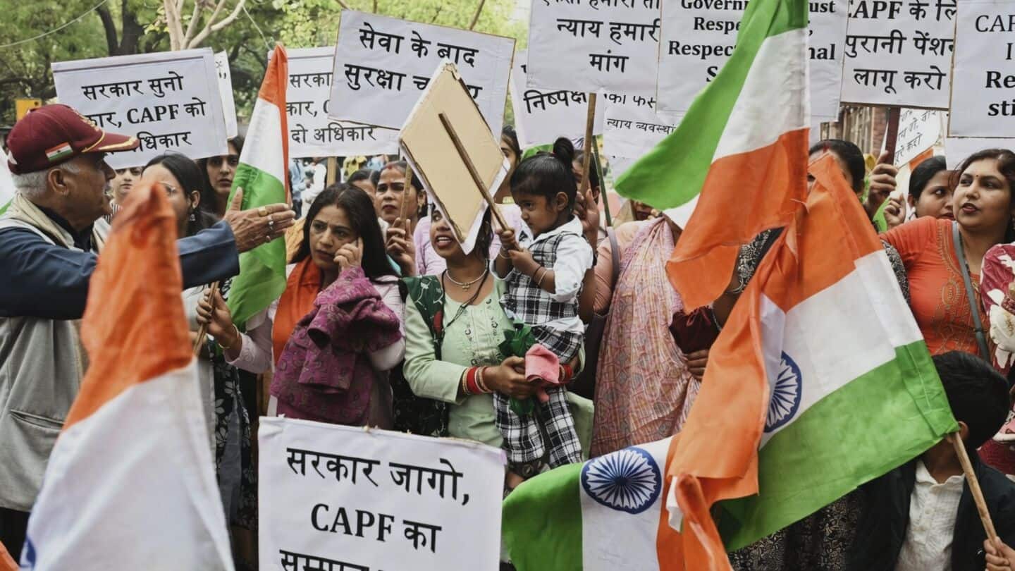 CRPF DIG suspended, 20 officers transferred over CAPF Act protests