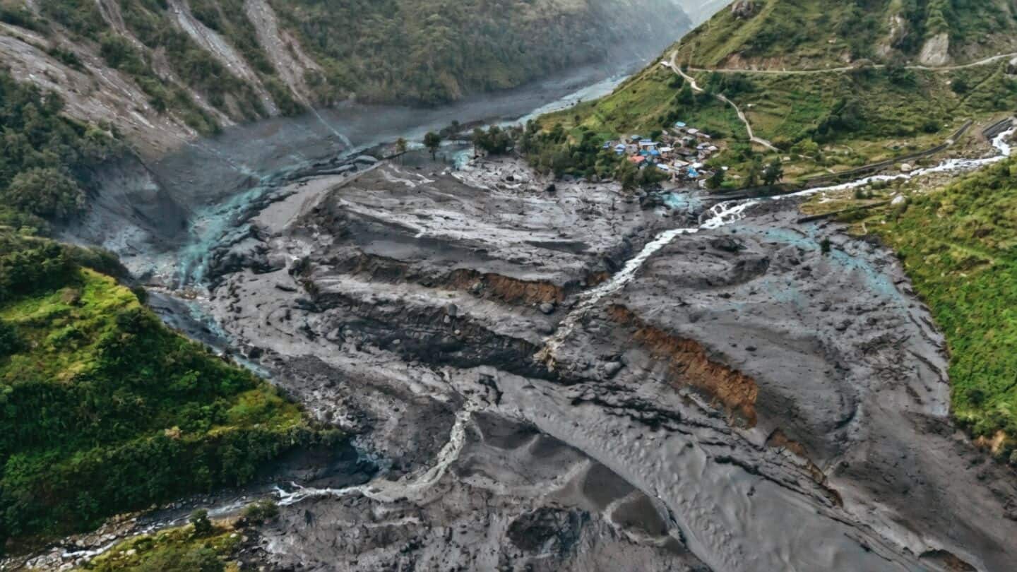 Rock avalanche likely triggered Budhi Gandaki flash flood in Nepal