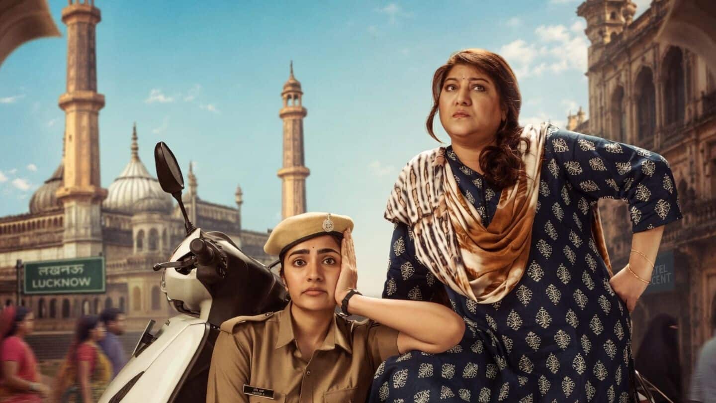 'Mangala Gowri' poster shows Vasanth as cop, Malashree in Lucknow