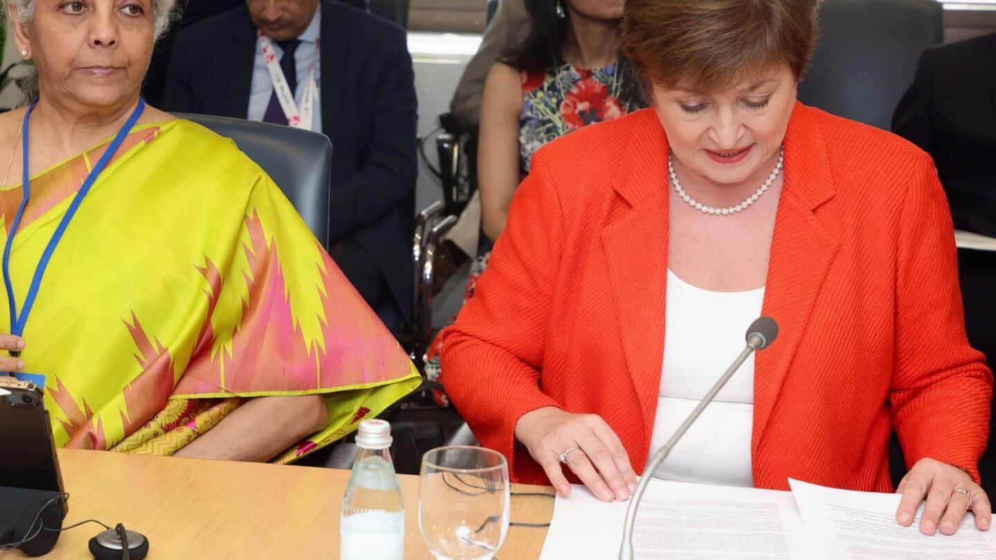 Nirmala Sitharaman meets Kristalina Georgieva in Asheville, Georgieva praises India