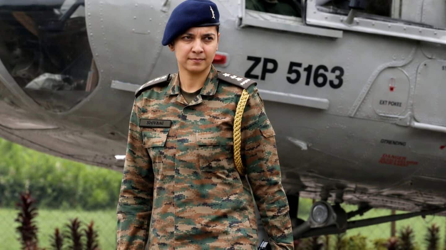Shivani Sehrawat becomes 1st woman ADC to Indian Army chief