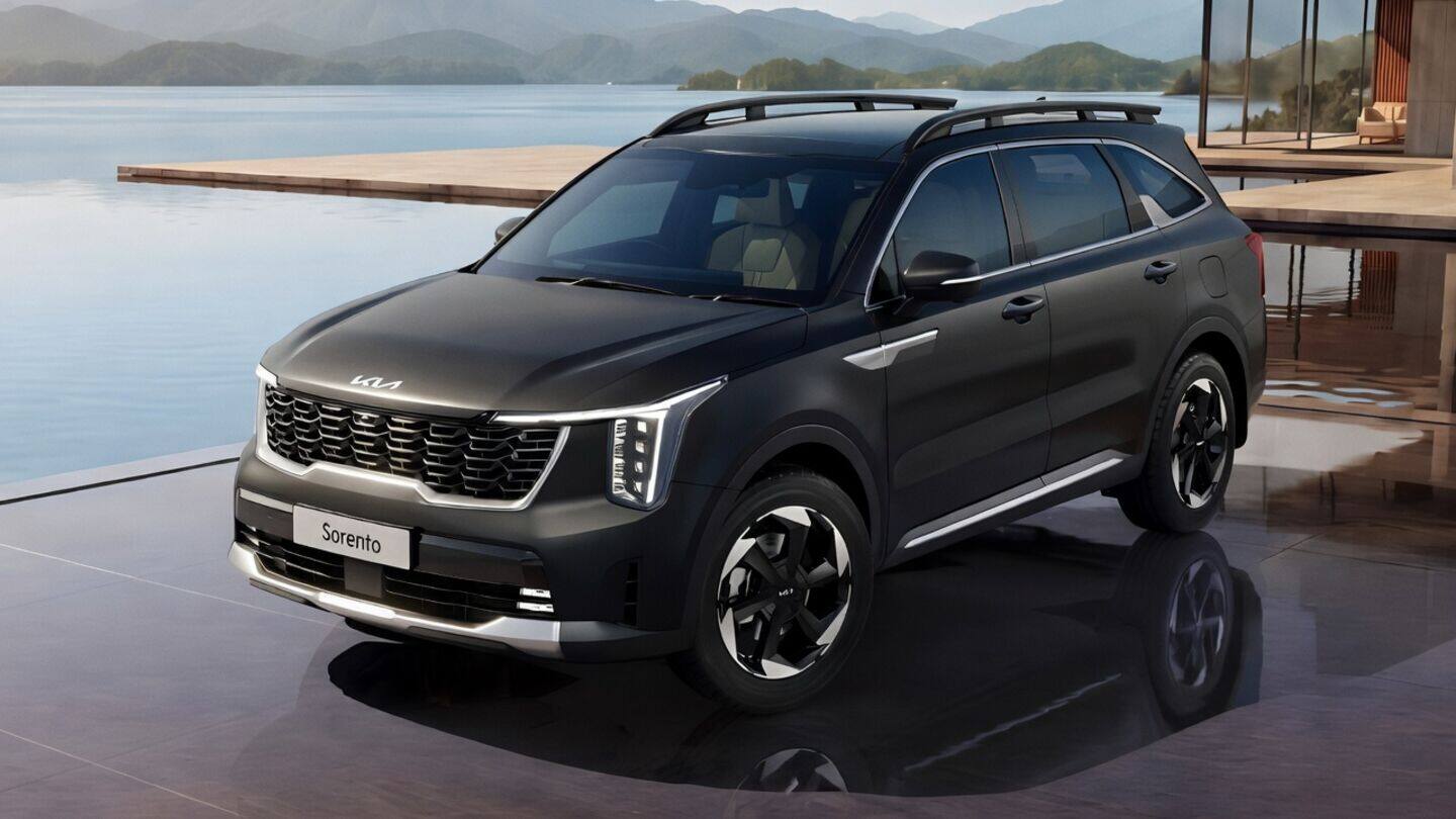 Kia Sorento launches in India September 4, Kia's 1st strong-hybrid