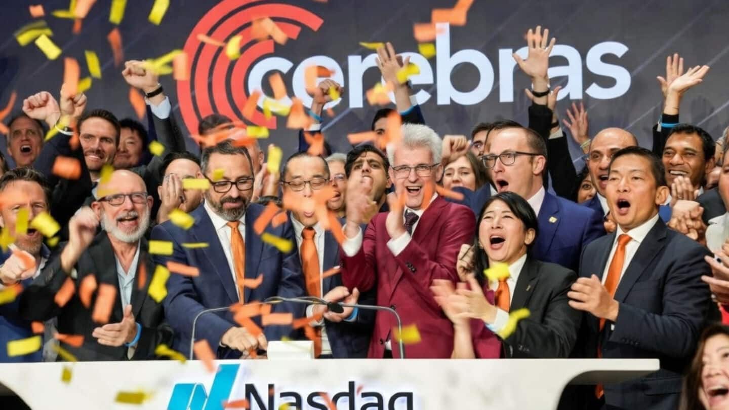 AI chipmaker Cerebras jumps 89% on Nasdaq debut, raises $5.55B
