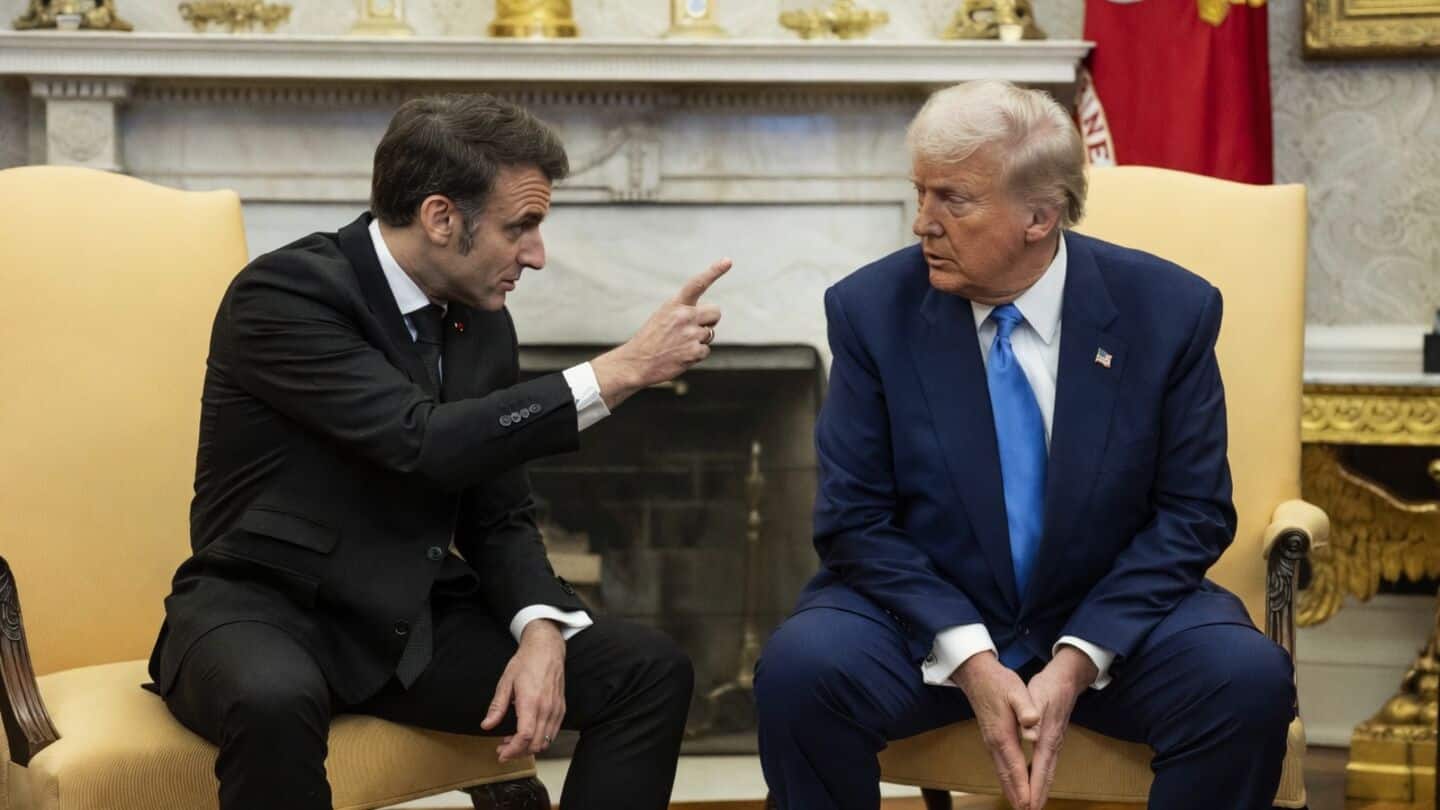 Emmanuel Macron challenges Donald Trump Gaza peace claim at UN