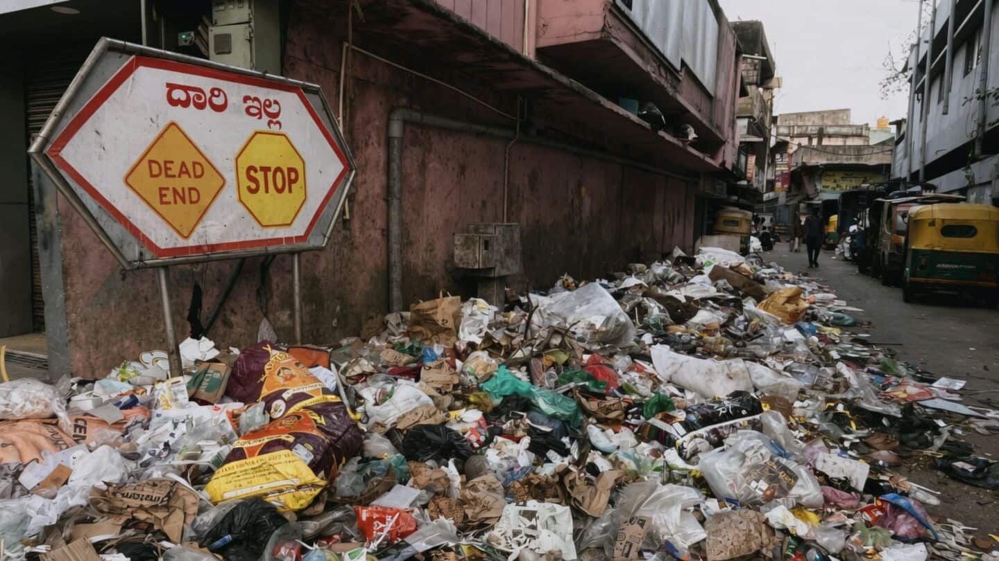 NammaKasa AI platform by Jyothish VM helps Bengaluru report garbage