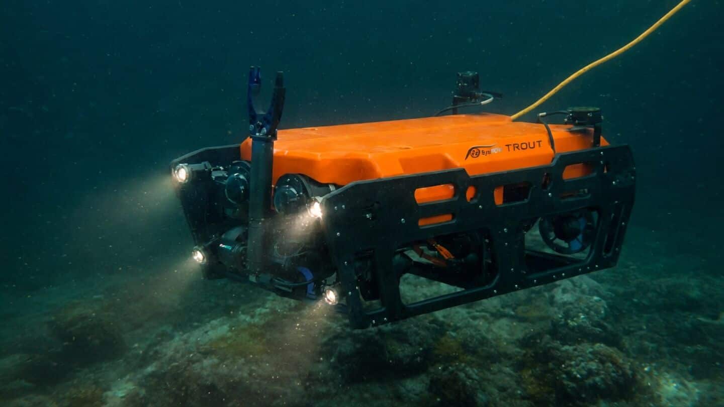 Indian Navy receives 1st homegrown military-grade TROUT ROVs from EyeROV