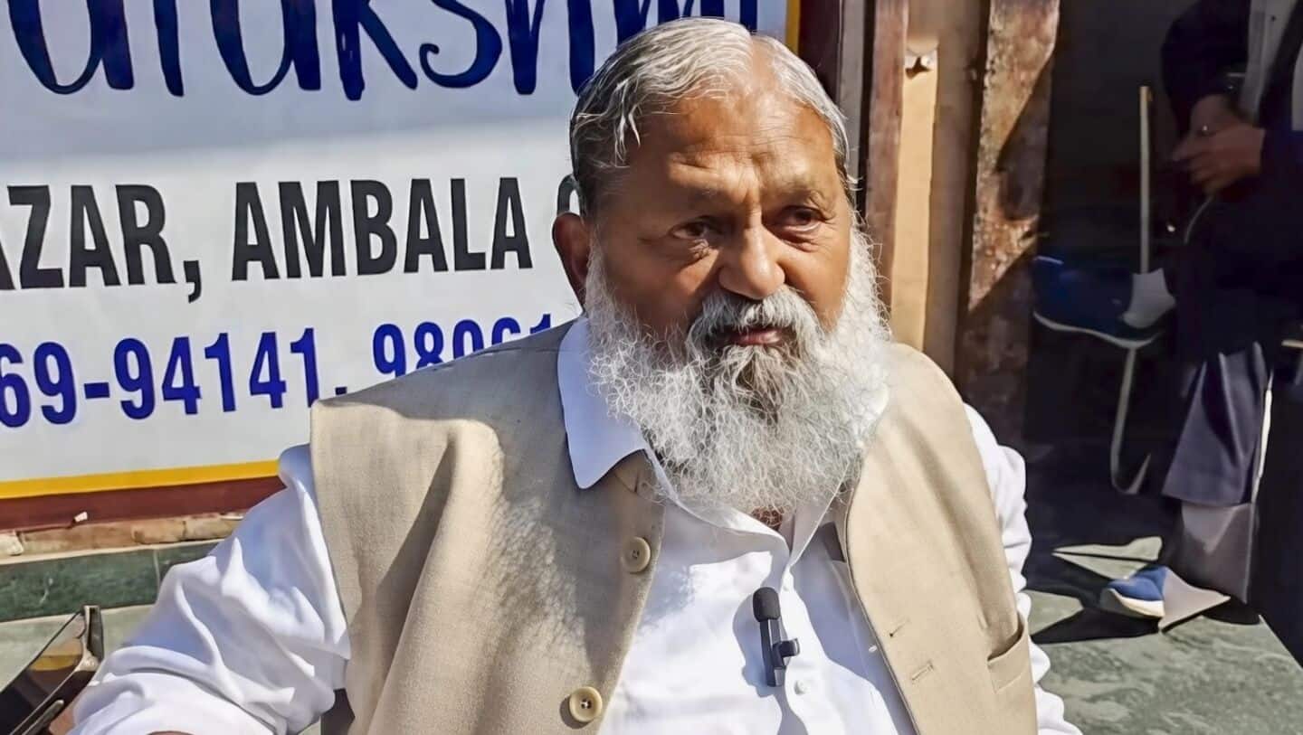 Haryana's Anil Vij says Vande Mataram singing should be compulsory
