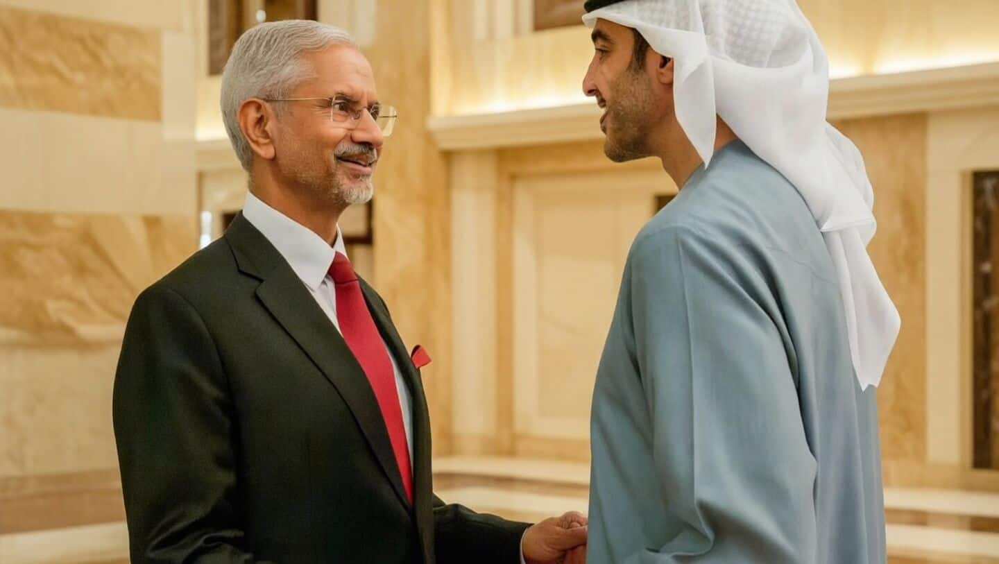 S Jaishankar visits UAE, reassures Indians amid West Asia conflict