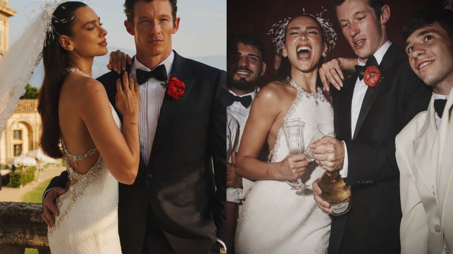 Lipa and Turner hold 2nd Sicily wedding at Villa Valguarnera