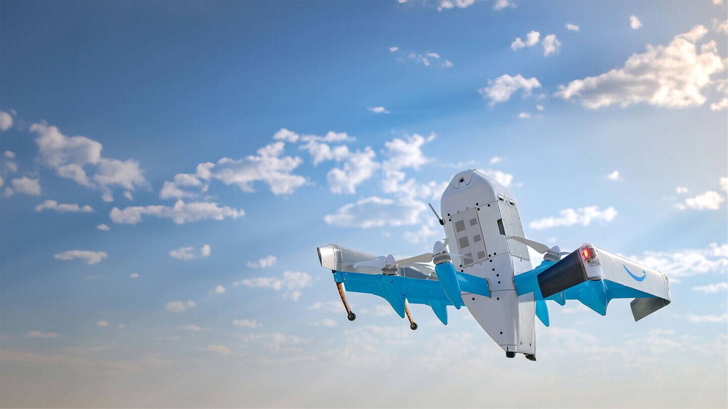 Amazon's drone delivery service back in the air
