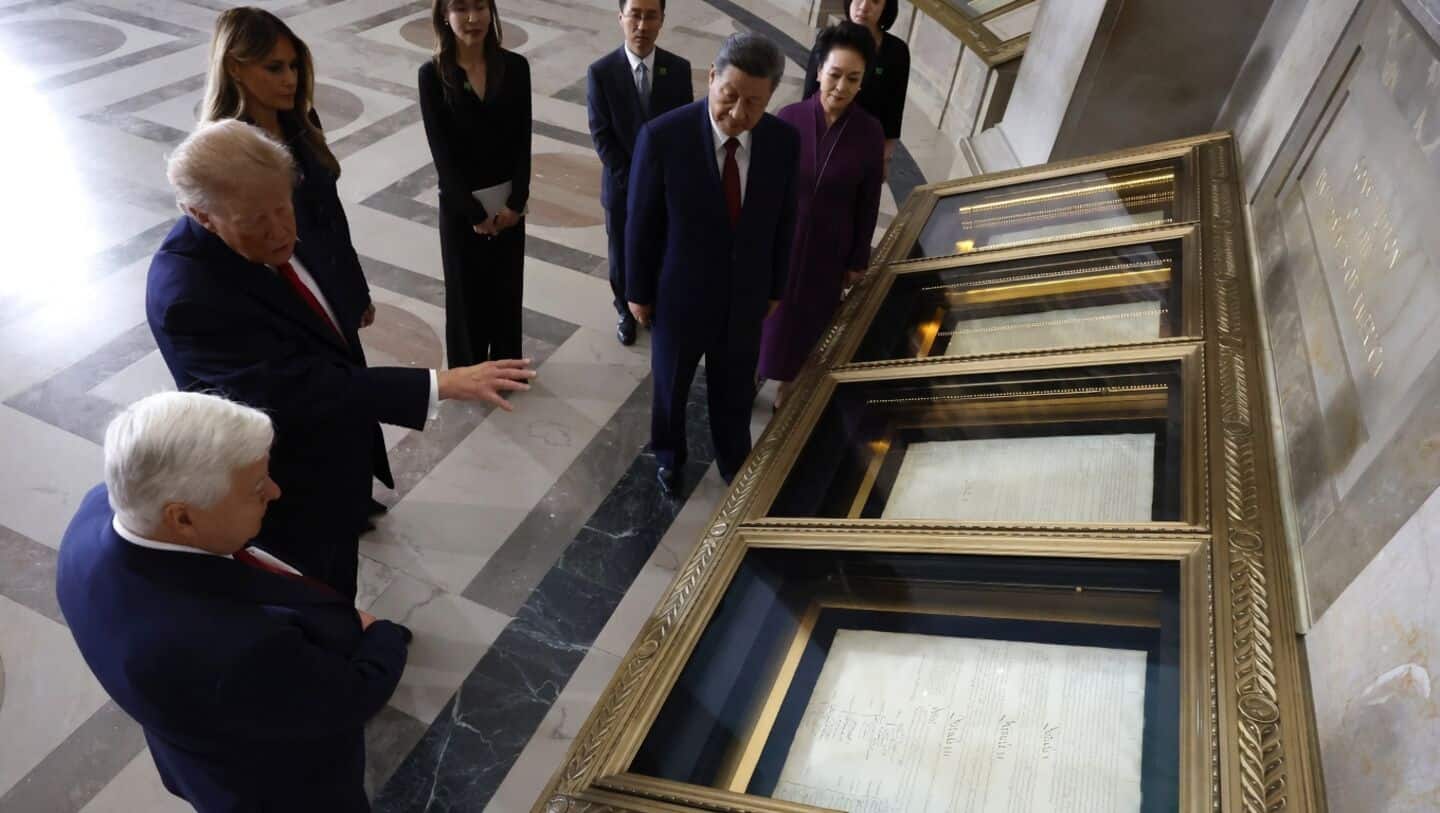 Trump and Xi national archives event altered after China objection