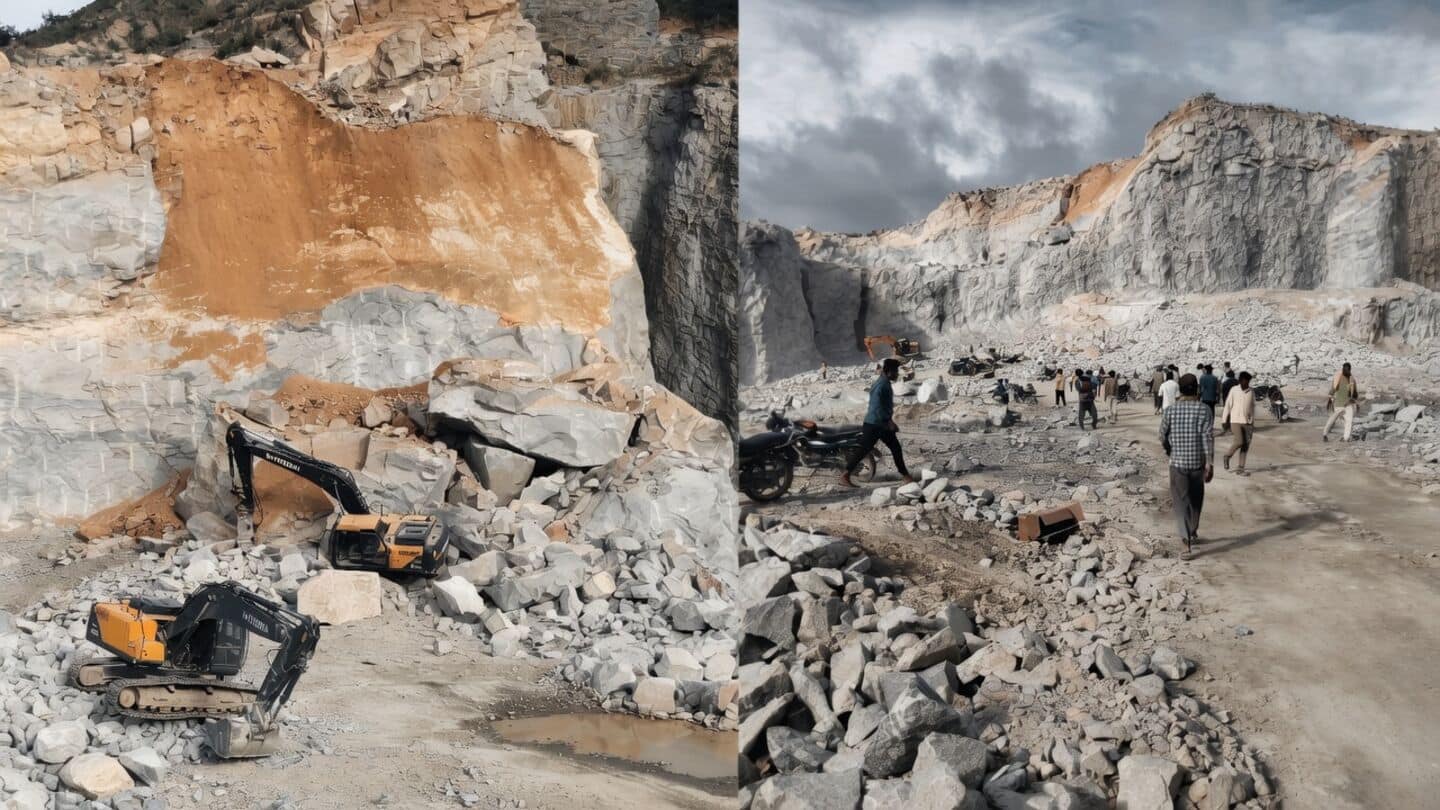 Bengaluru quarry collapse in Madapattana leaves 9 workers feared dead