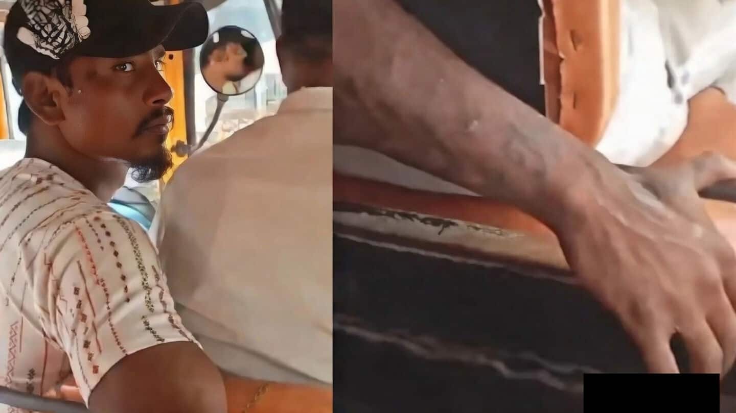 Viral video shows man touching woman inappropriately during auto ride